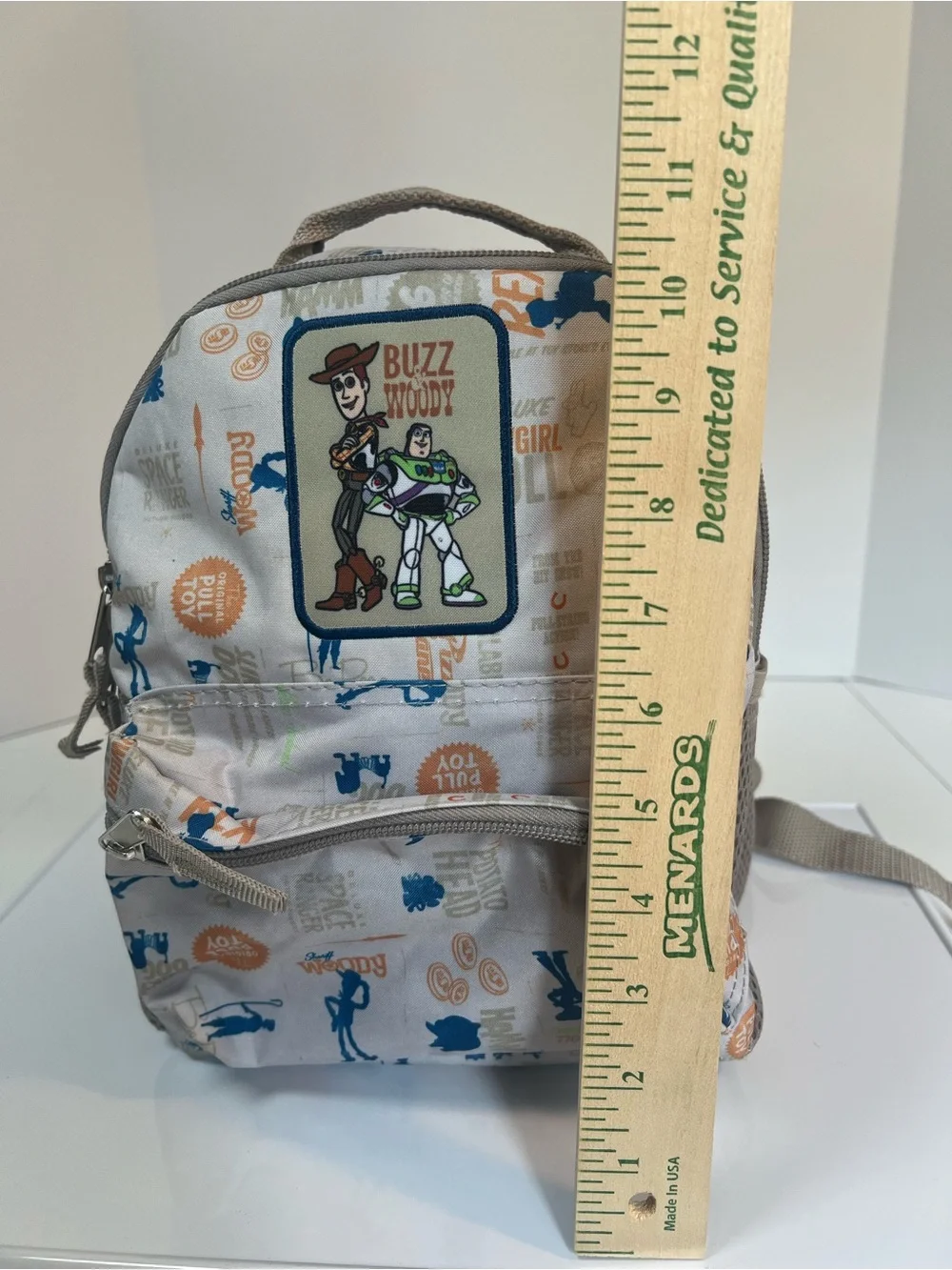 Toy Story Beige/CreamBlue/Gold Toy Story Buzz & Woody Kids or a Mini Backpack
